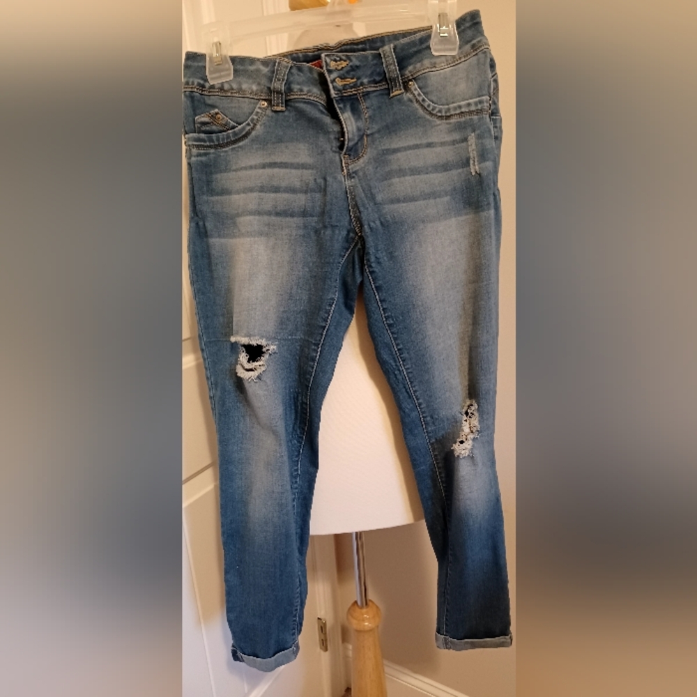 Women's YMI Wanna Betta Butt Blue Jeans Sz 9 jrs #0031